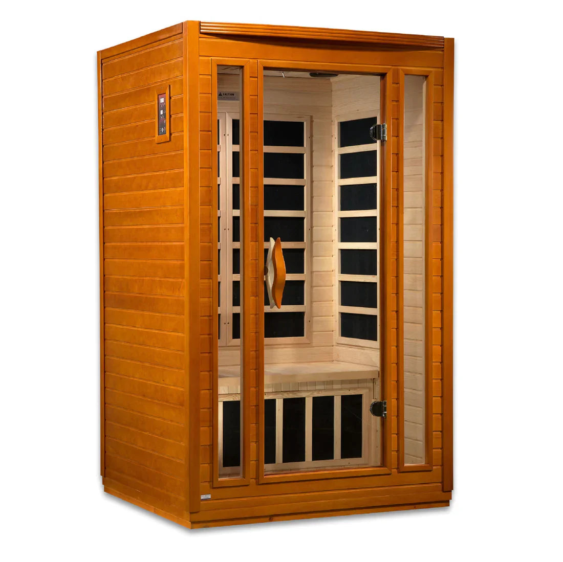 Golden Designs Dynamic San Marino Elite 2-person Ultra Low EMF Under 3MG FAR Infrared Sauna Canadian Hemlock - DYN-6206-01 Elite