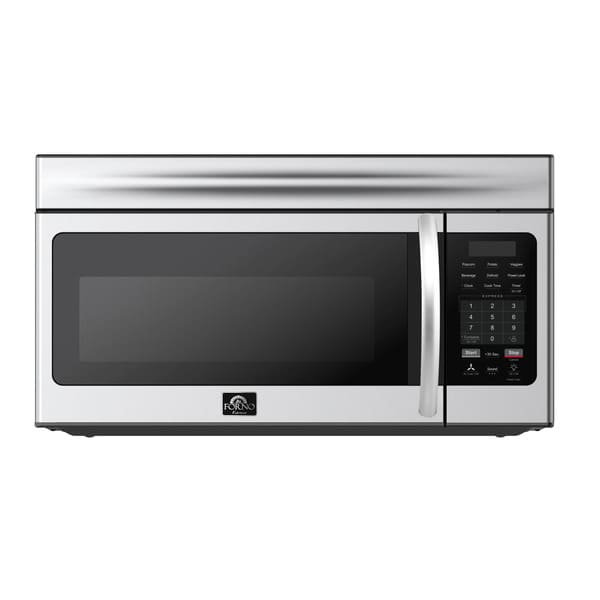 Forno FOTR3007 30-Inch Over-the-Range Microwave Stainless Steel with Handle Front View
