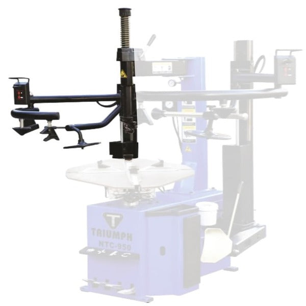 Triumph 330ARM left side assist arm attachment for NTC-950 tire changer, designed for mounting and demounting run-flat and low-profile tires.
