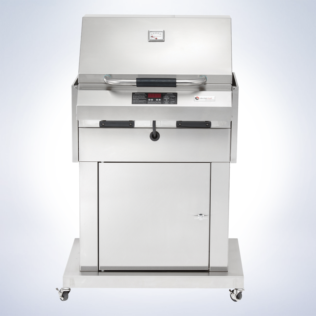 Electri-Chef Ruby 32" Closed-Base Outdoor Electric Grill - 4400-EC-448-CB-S-32