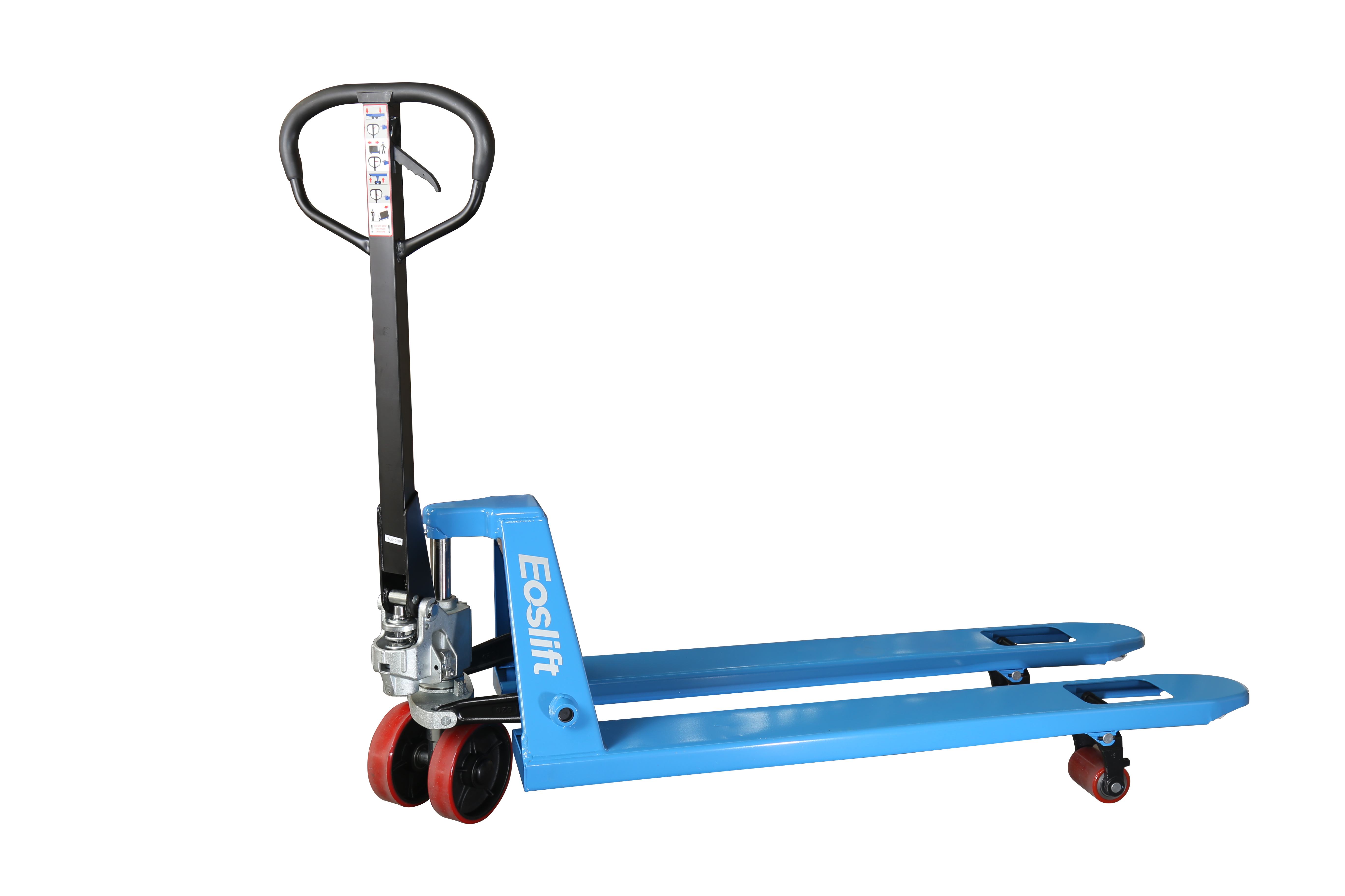 EOSLIFT Heavy Duty (Industrial Grade) Manual Pallet Jack 6,600 lbs 27 in x 48 in German Seal System with Polyurethane Wheels