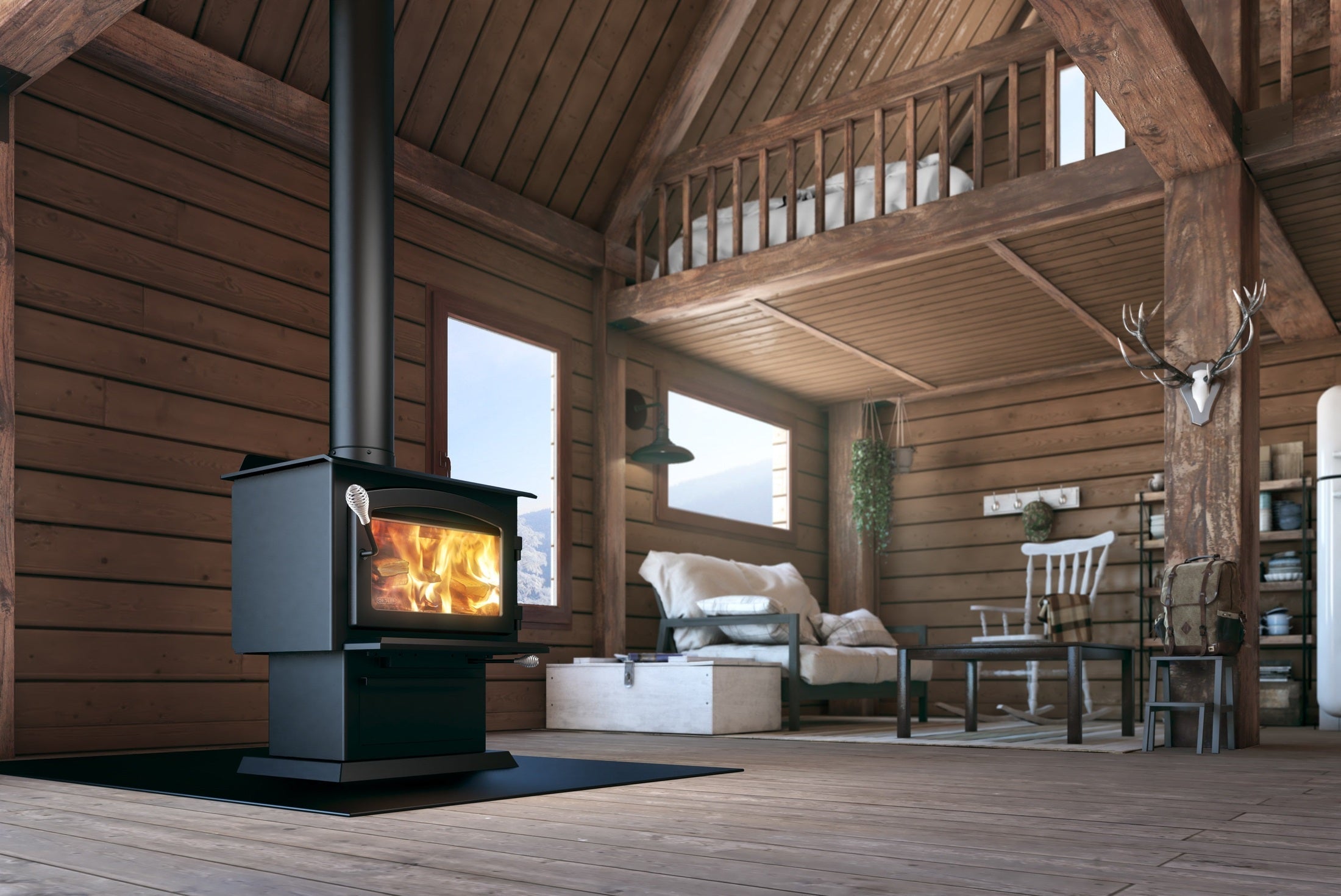 Drolet Savannah II Wood Stove DB03028