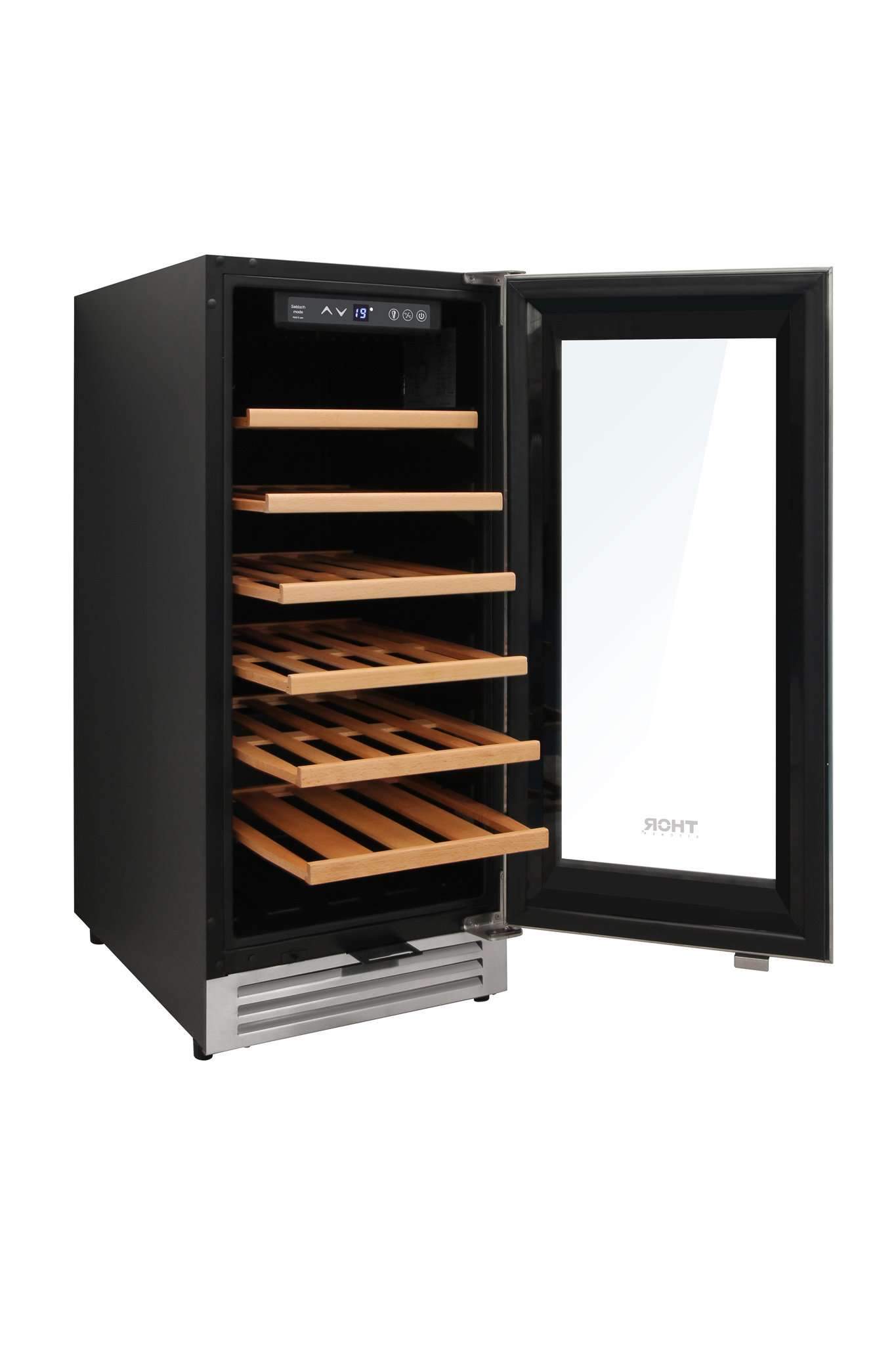 Thor Kitchen 15” Built-in Wine Cooler with 33-Bottle Capacity and Sabbath Mode TWC1501