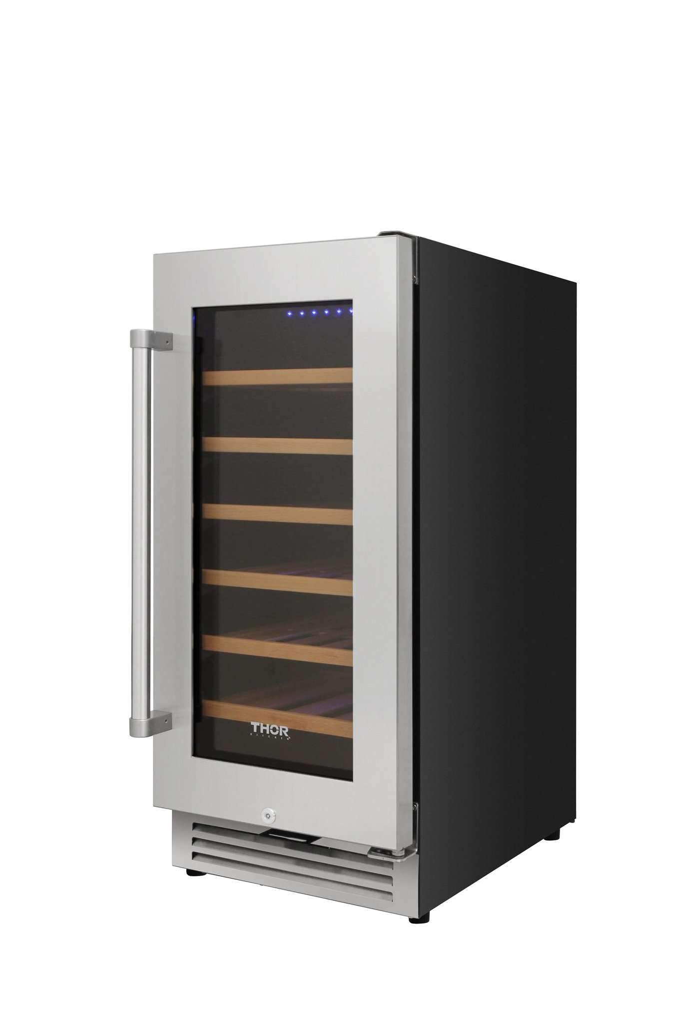 Thor Kitchen 15” Built-in Wine Cooler with 33-Bottle Capacity and Sabbath Mode TWC1501