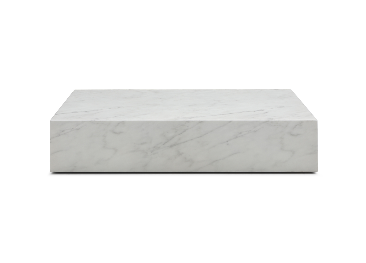 Whiteline Modern Living Cube Rectangle Coffee Table in White Color - CT1667R