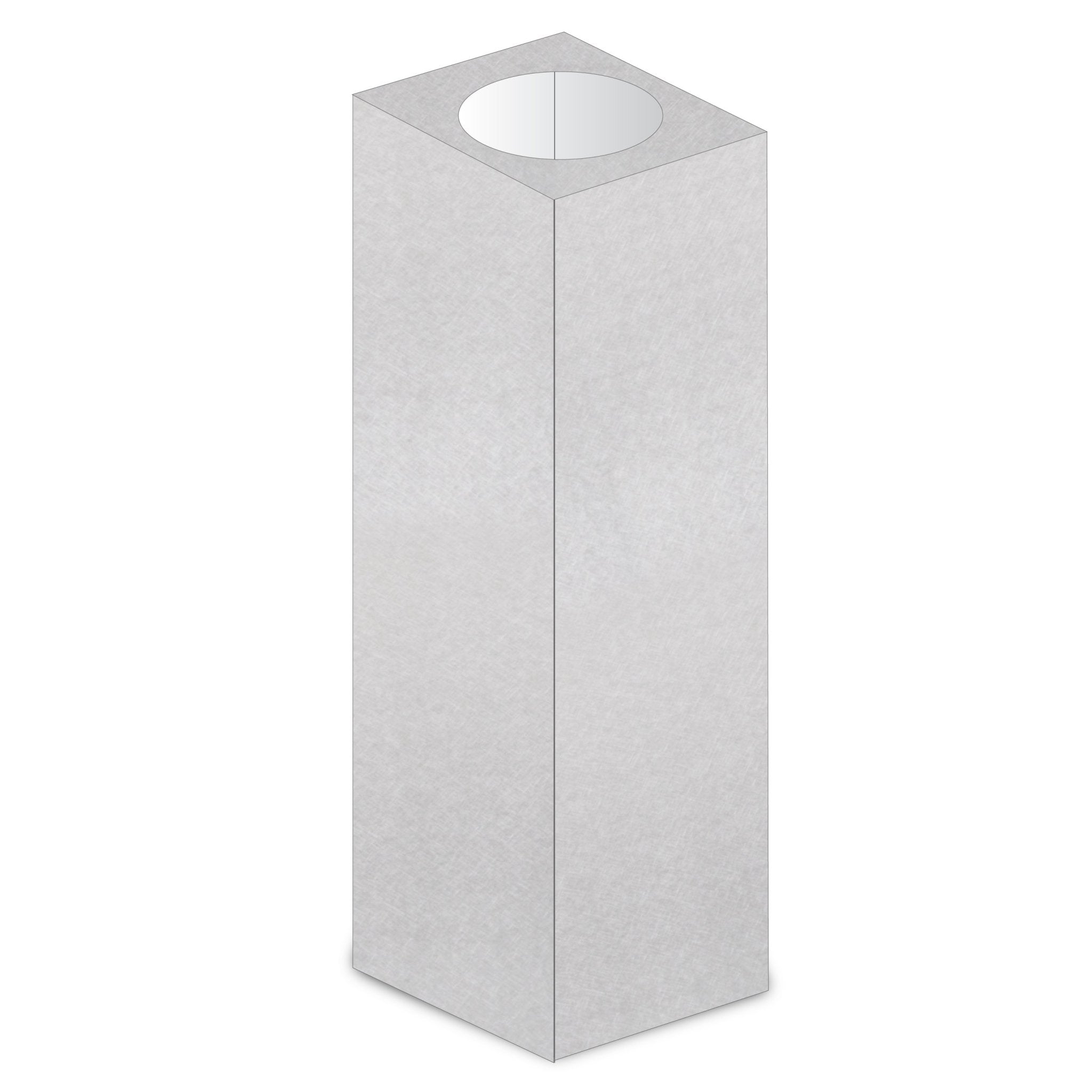ZLINE 61 in. DuraSnow Stainless Steel Chimney Extension for Ceilings up to 12.5 ft. - 8GL14iS-E