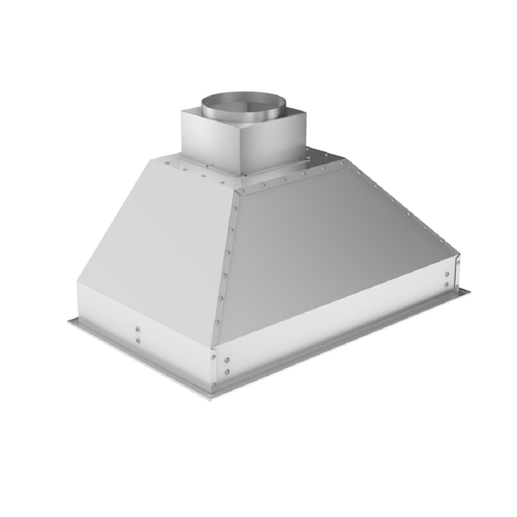 ZLINE Ducted Island Mount Range Hood Insert in Stainless Steel