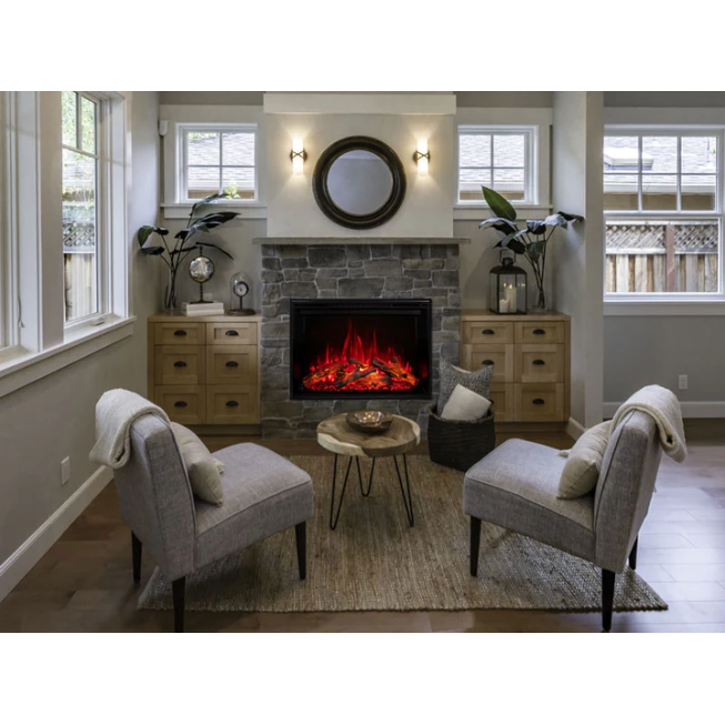 Modern Flames 42" Redstone Series Electric Fireplace Built-In Flush Mount