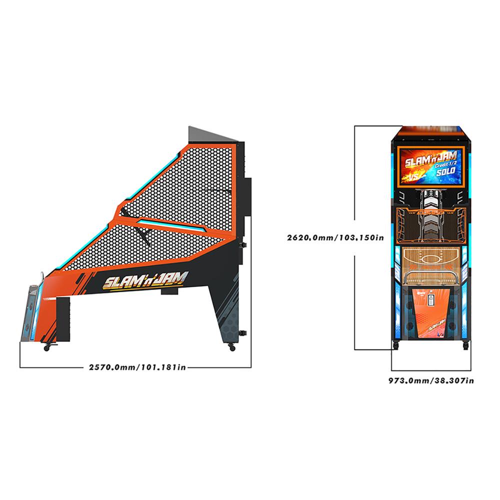 Slam N Jam Basketball Arcade Game - PrimeFair