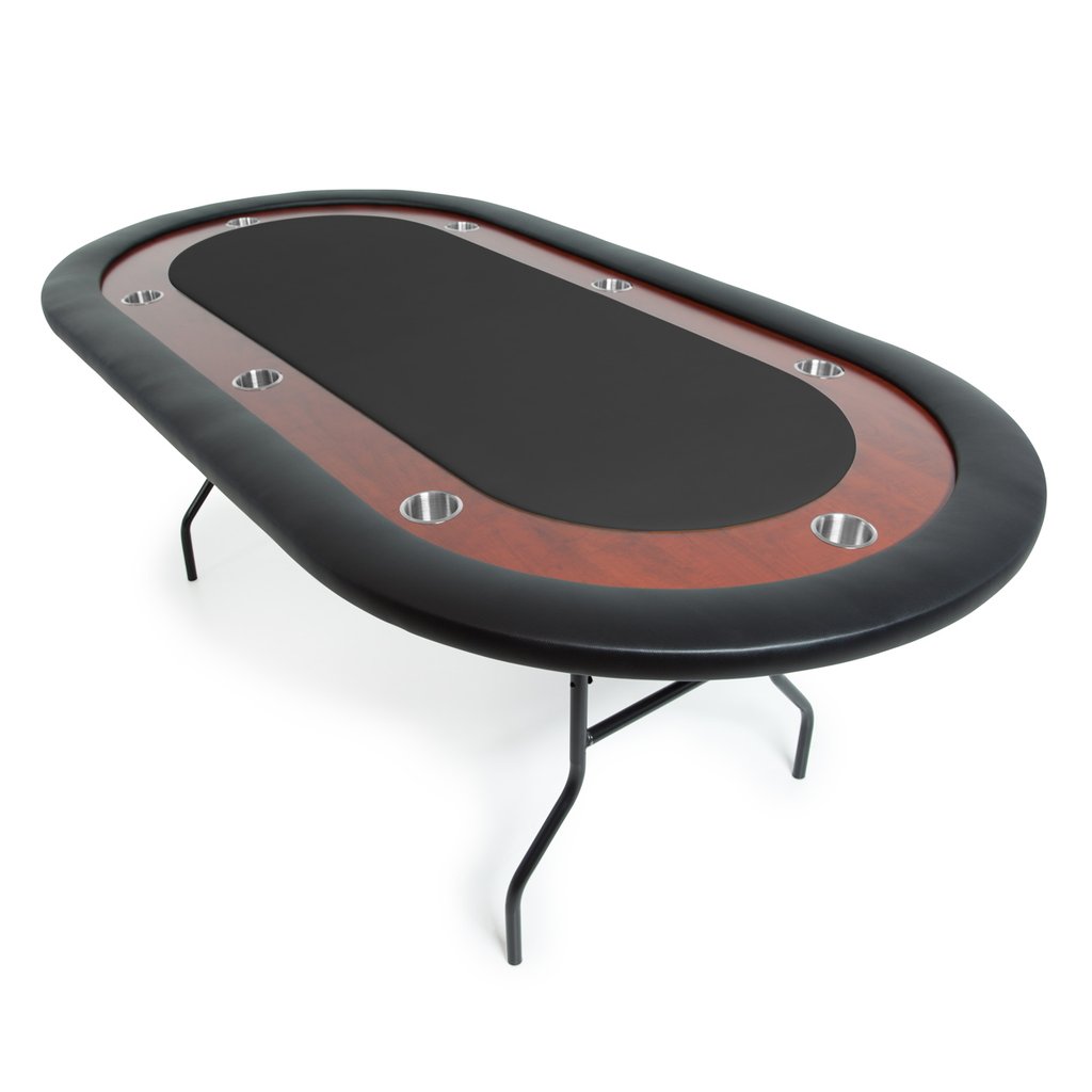 BBO Poker Tables The Ultimate Poker Table Jr With Mahogany Racetrack