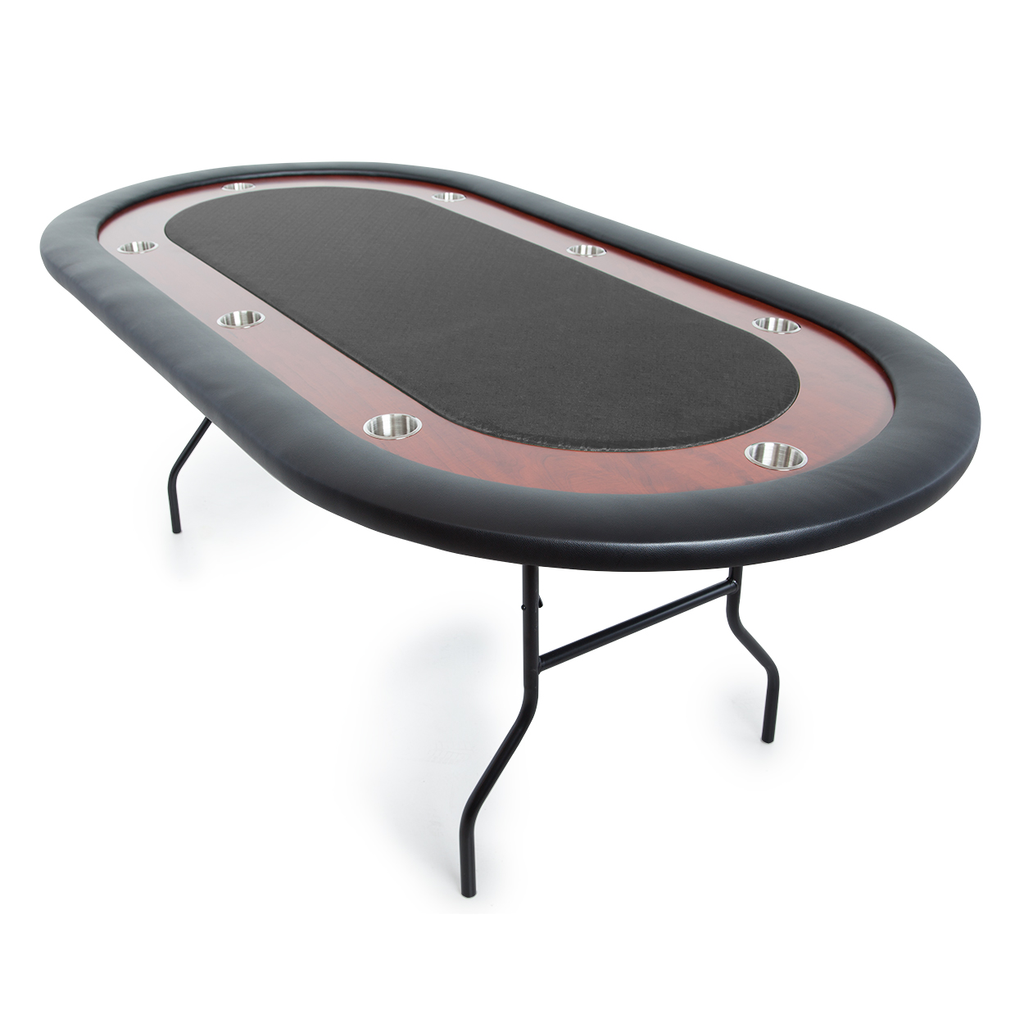 BBO Poker Tables The Ultimate Poker Table Jr With Mahogany Racetrack