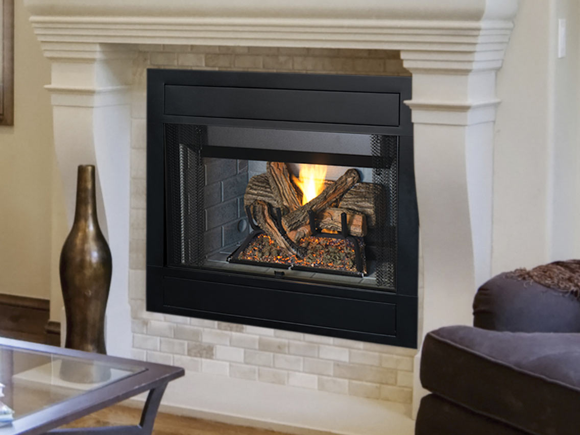 Superior Fireplace BRT4000 B-Vent Gas Fireplace | Traditional | Front-View