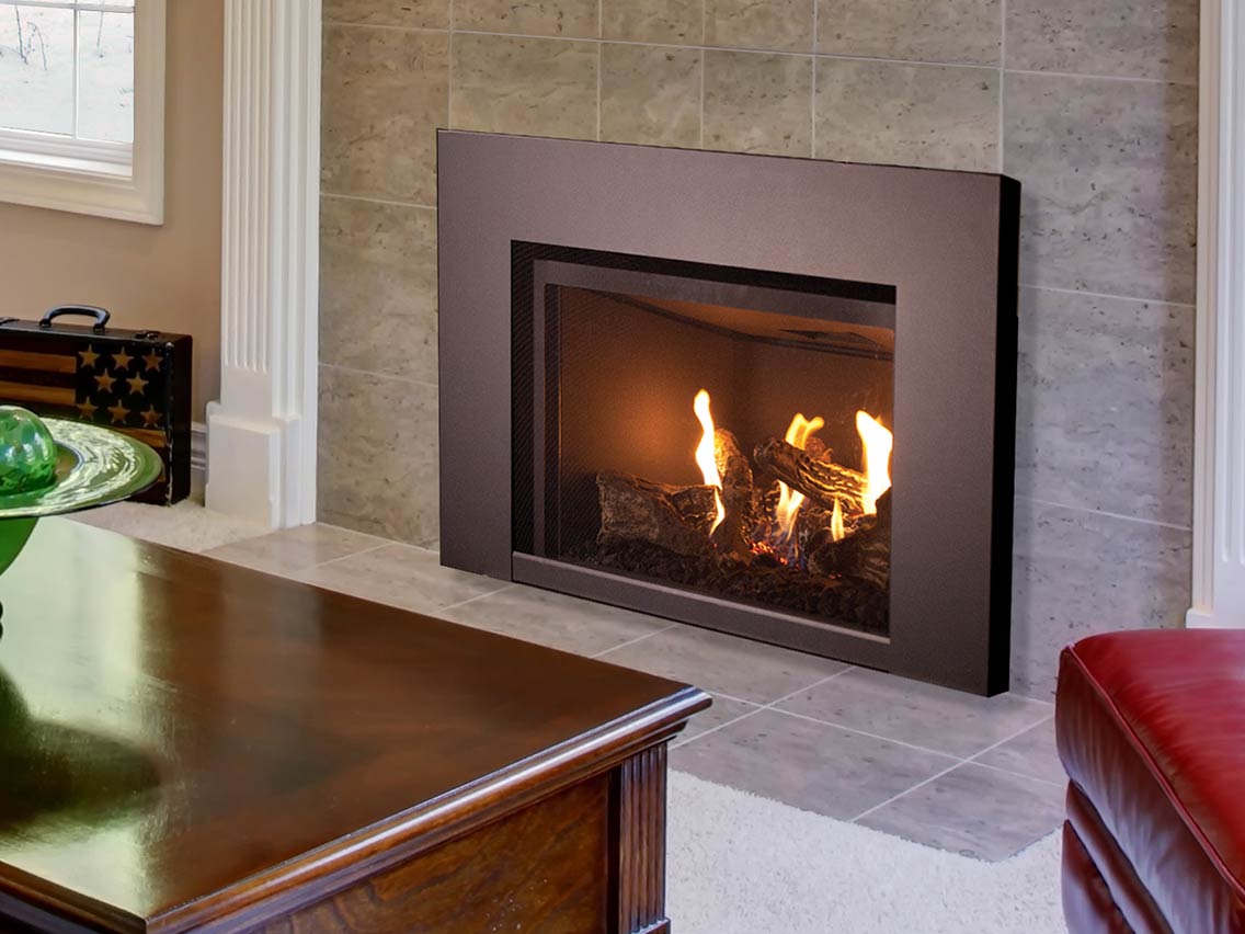 Superior Fireplace DRI2000 Direct Vent Gas Insert | Traditional | Front-View
