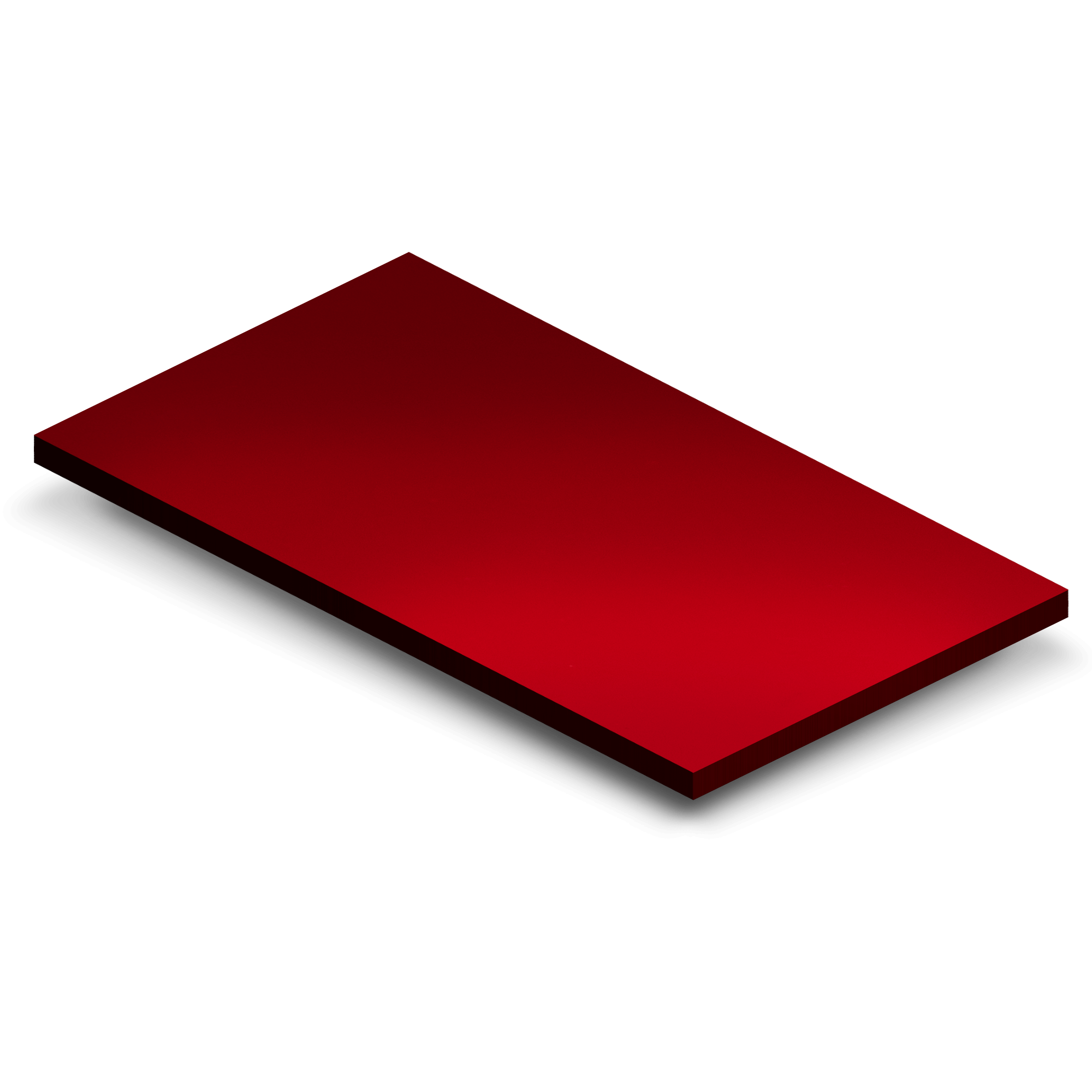 3 x 5 Red Gloss Sample (CS-RG)