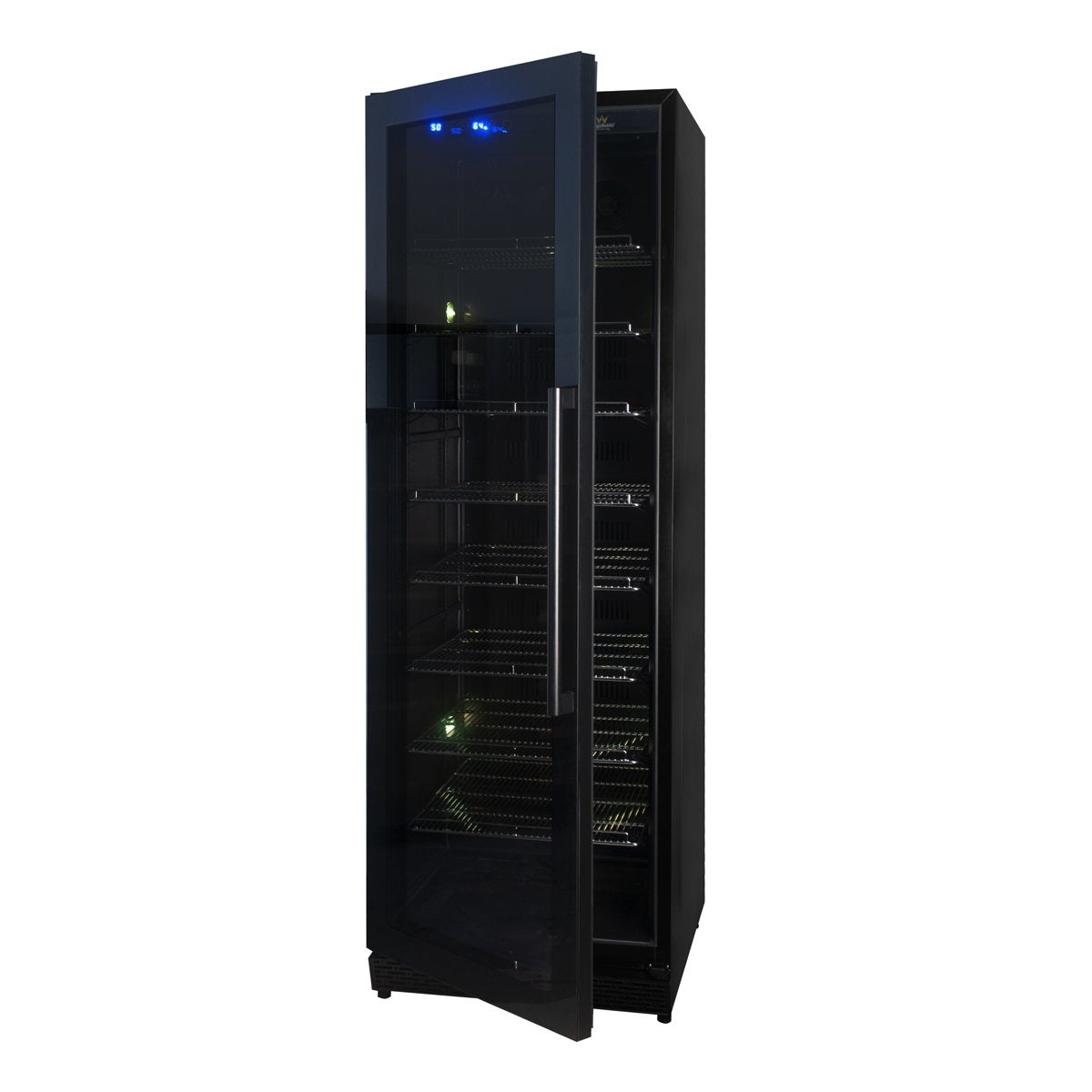Kings Bottle 164 Bottle Large Wine Refrigerator With Glass Door KBU170DX-FG, RHH