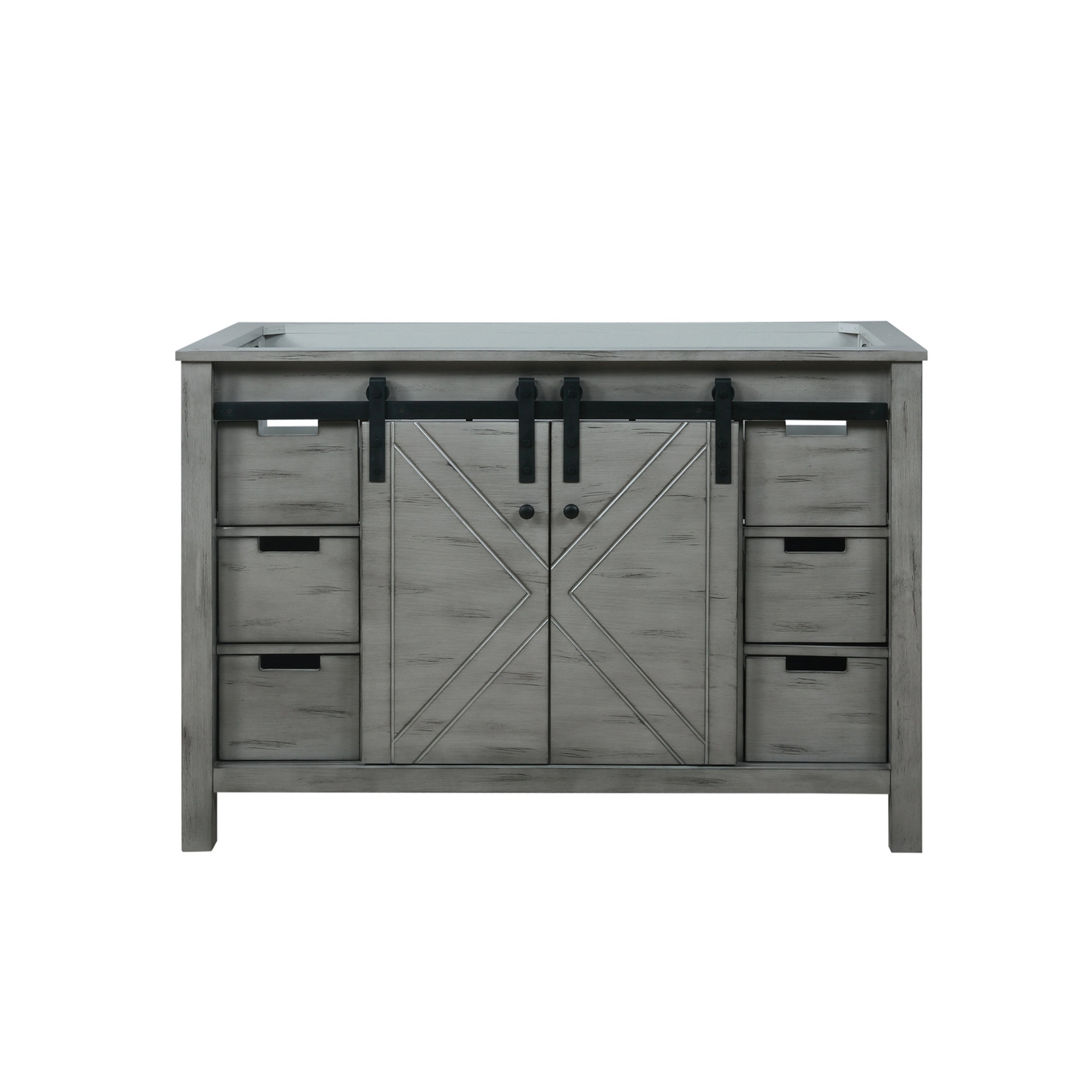 Lexora Marsyas 48" Ash Grey Vanity Cabinet Only LM342248SH00000