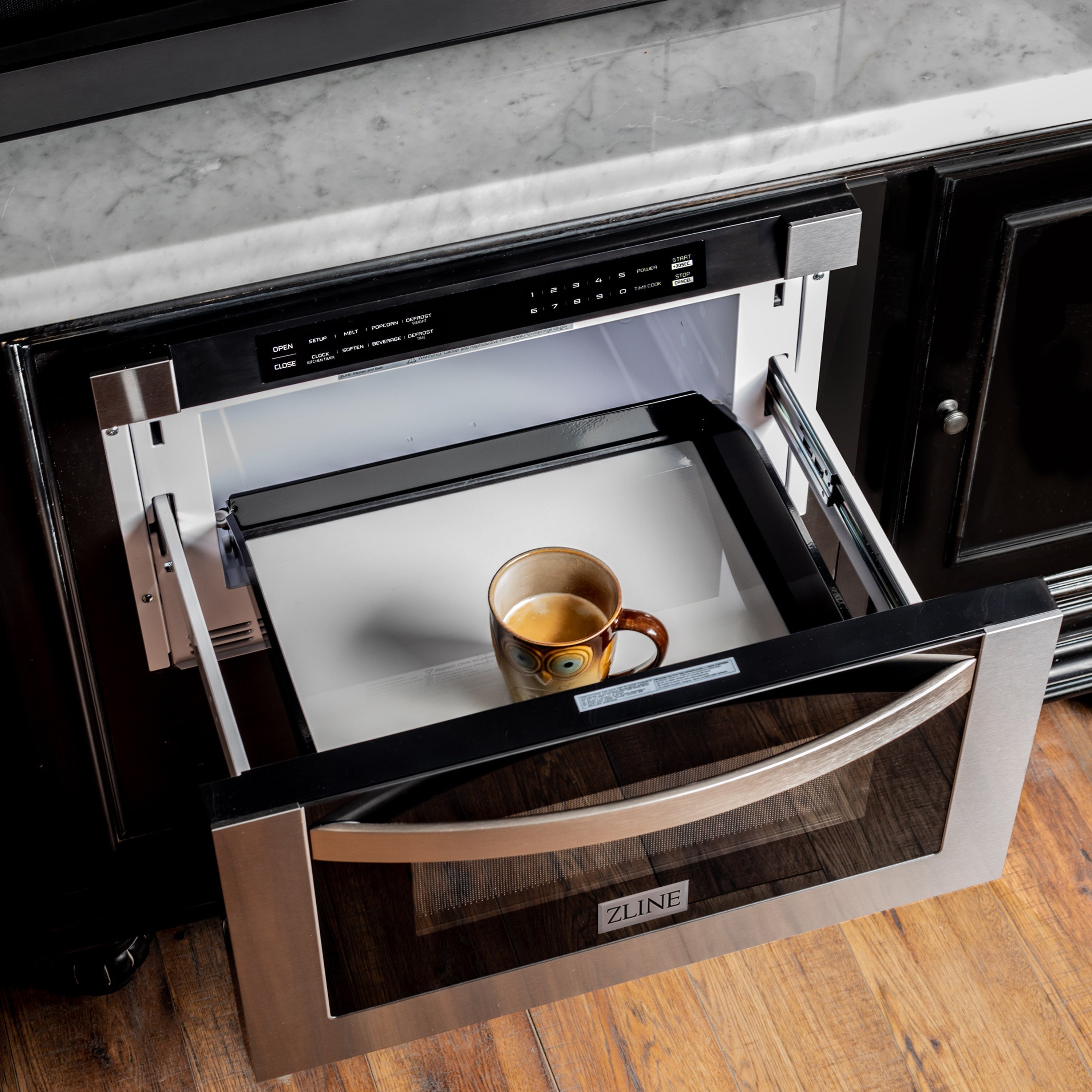 ZLINE 24 in. 1.2 cu. ft. Stainless Steel Built-in Microwave Drawer (MWD-1)