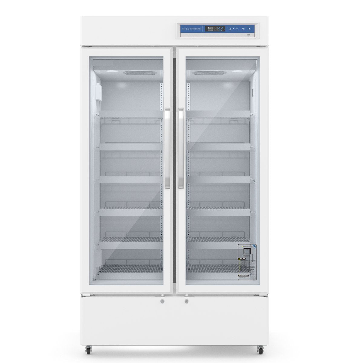 Kings Bottle 2℃~8℃ 725L Upright 2-Door Medical Fridge & Lab Refrigerator MLR725L