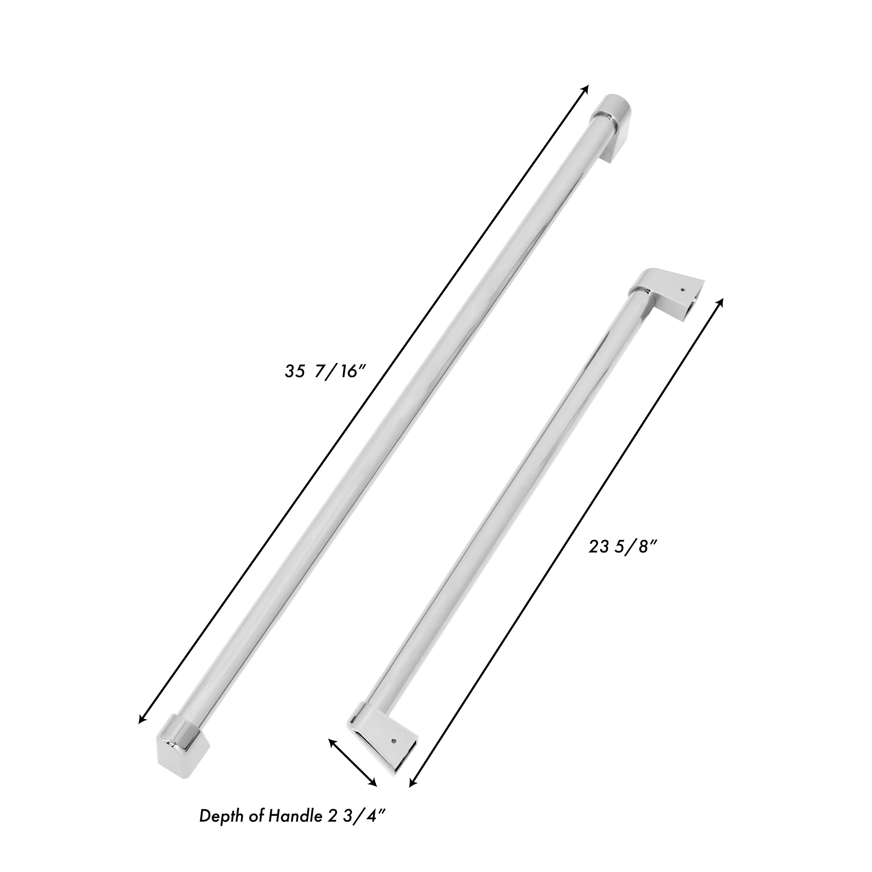 ZLINE 60 in. Built-in Refrigerator Handle in Stainless Steel for ZLINE RBIV-60