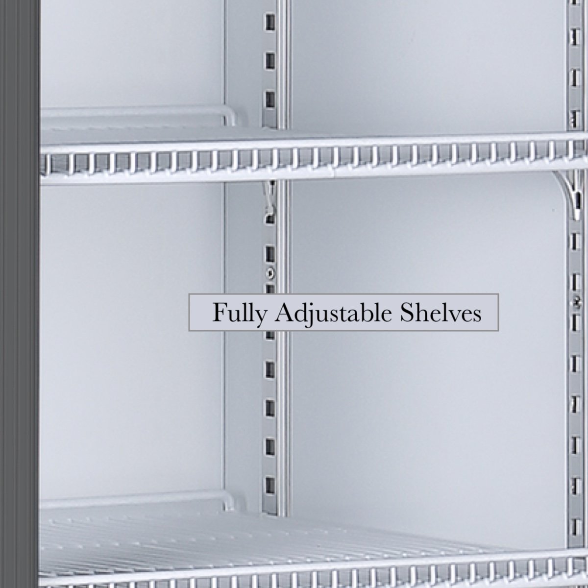 Kings Bottle Double Sliding Door Display Beverage Cooler Refrigerator G1000