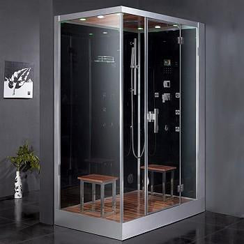 Ariel Platinum Black Steam Shower DZ961 (L/R)-Black - PrimeFair