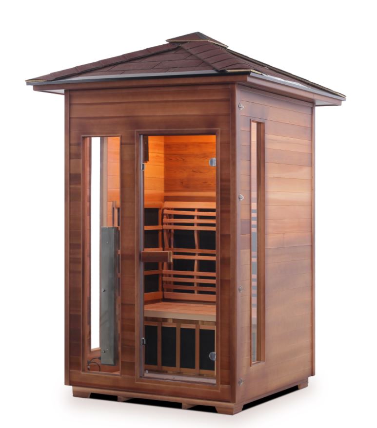 Enlighten Sauna Diamond 2 Person Infrared/Traditional Sauna - H-17376 - PrimeFair
