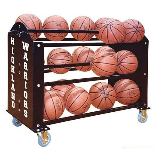 First Team Ball Hog Heavy Duty Basketball Ball Cart FT24 - PrimeFair