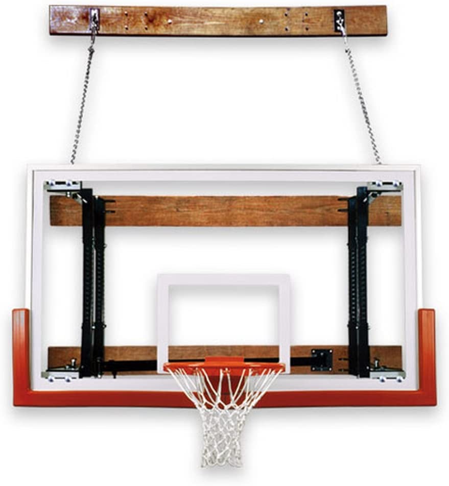 First Team FoldaMount46 Folding Wall Mount Basketball Goal - PrimeFair