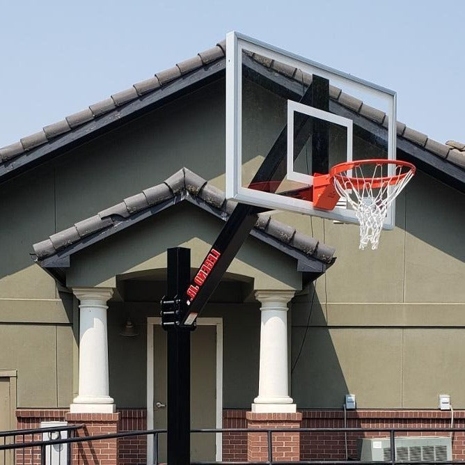 First Team Legend Jr. BP Fixed Height In Ground Basketball Goal - PrimeFair