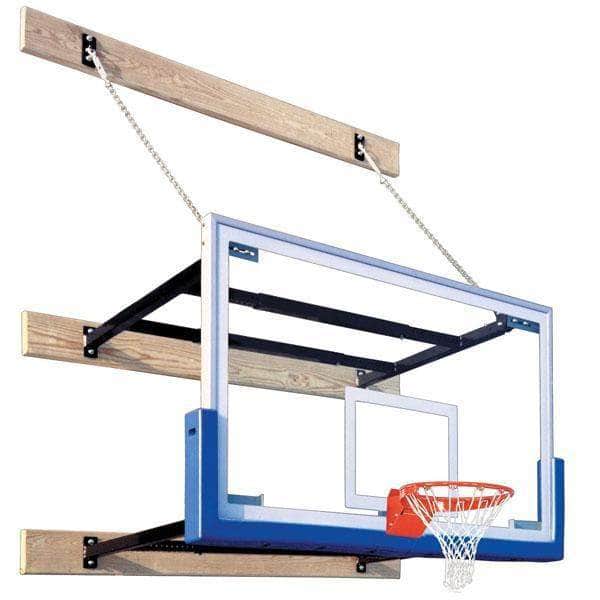 First Team SuperMount46 Wall Mount Indoor Adjustable Basketball Goal - PrimeFair