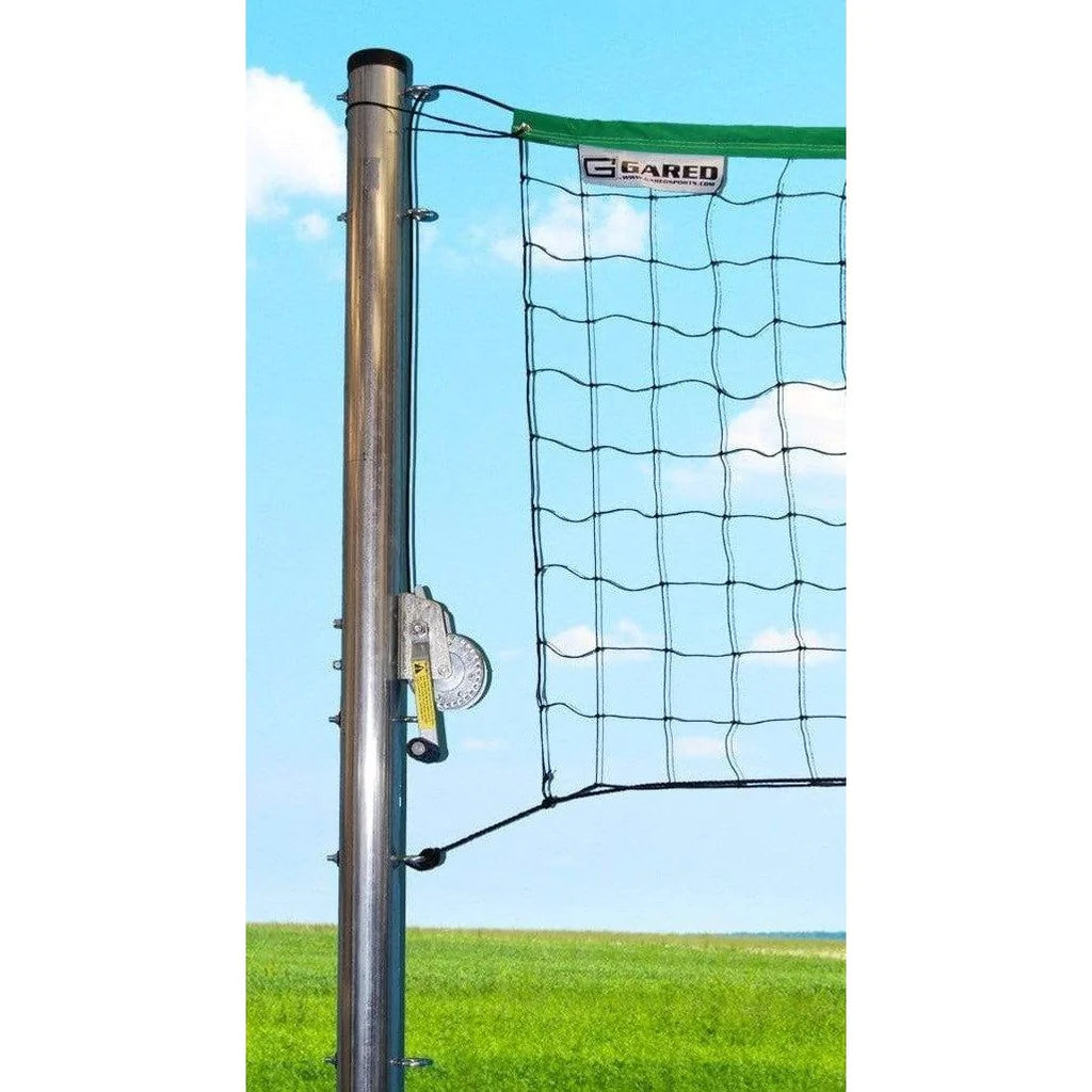 Gared Sports Side Out 3-1/2" OD Steel Outdoor Volleyball Net System - ODVB35