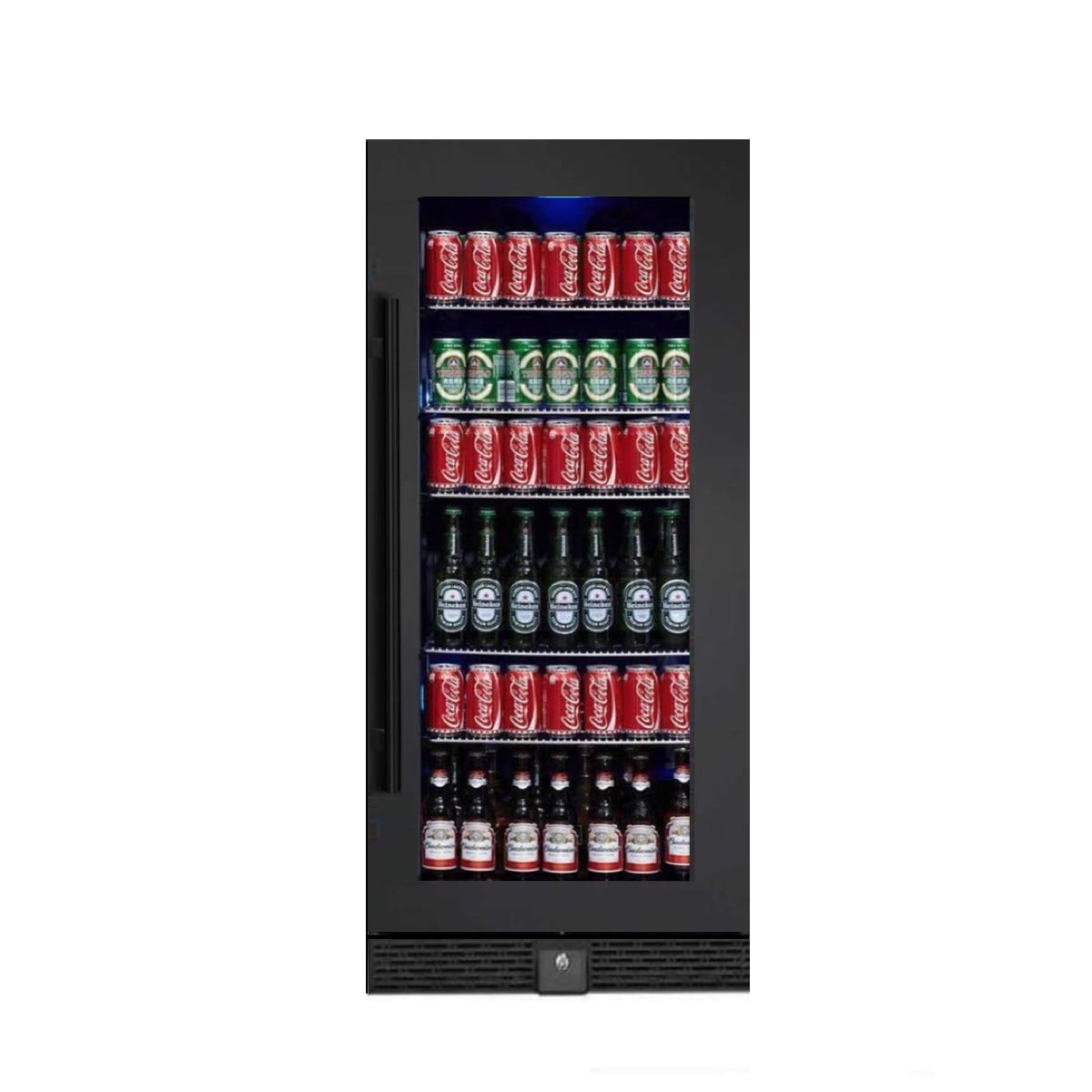 Kings Bottle 56" Tall Beverage Fridge Center Freestanding KBU100BX-SS, LHH