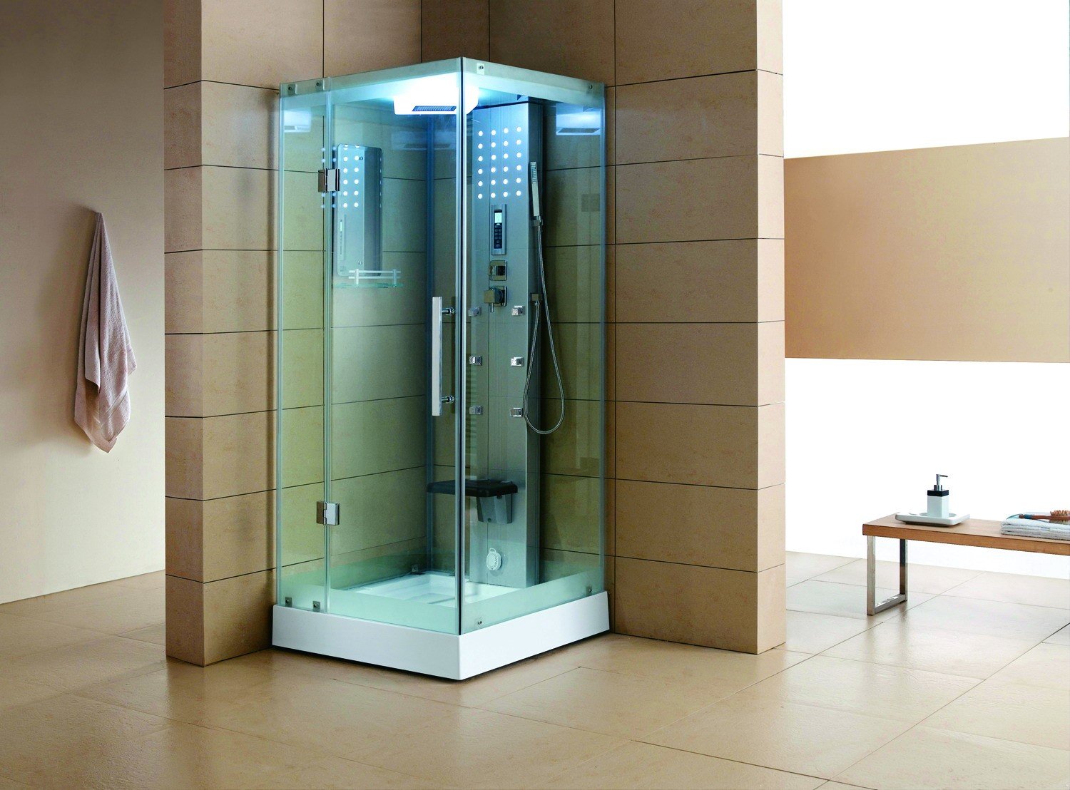Mesa WS-303 Luxury Walk In Steam Shower Unit