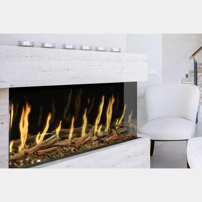 Modern Flames 100" Orion Multi Heliovision Electric Fireplace