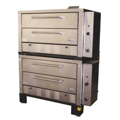 Peerless Double Stack Gas Deck Pizza Oven
