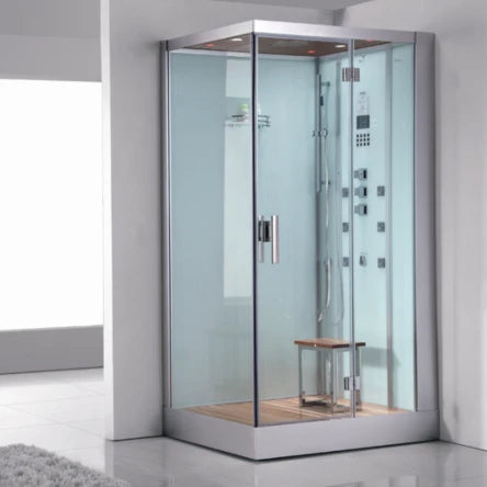 Platinum White/Black Steam Shower DZ959F8 (L/R) - PrimeFair