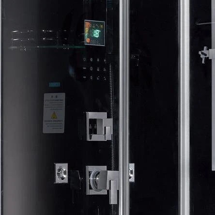 Platinum White/Black Steam Shower DZ959F8 (L/R) - PrimeFair