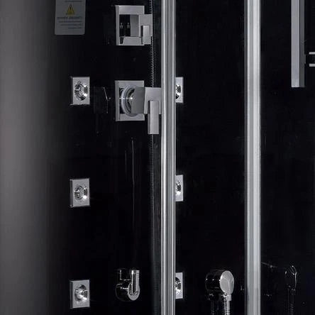 Platinum White/Black Steam Shower DZ959F8 (L/R) - PrimeFair