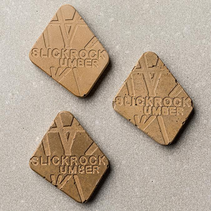 Slick Rock Concrete 34” Cascade Conical Fire On Glass Umber Color