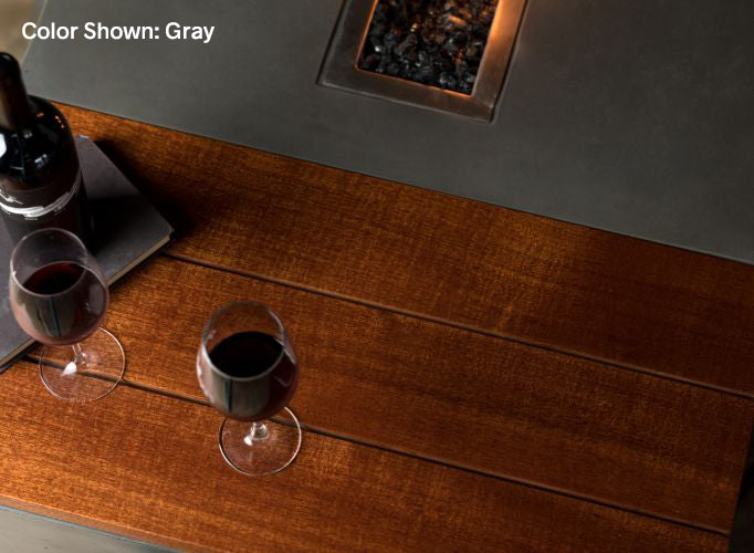 Slick Rock Concrete 48" Oasis Fire Table with Electronic Ignition