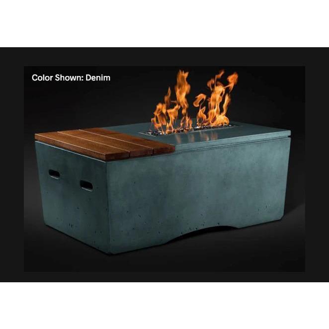 Slick Rock Concrete 48" Oasis Fire Table with Electronic Ignition
