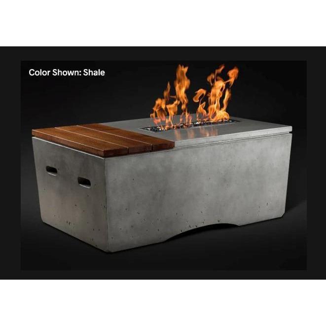 Slick Rock Concrete 48" Oasis Fire Table with Match Ignition