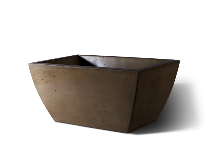 Slick Rock Rectangle Planter