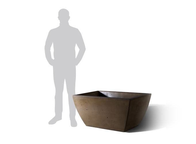 Slick Rock Rectangle Planter