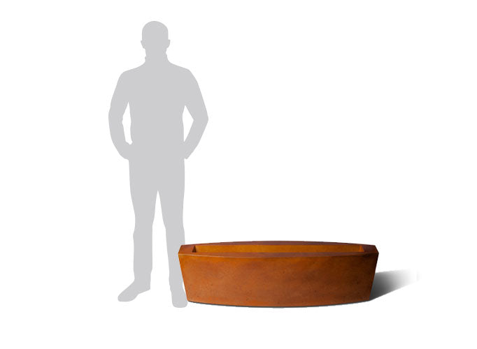 Slick Rock Square Linear Planter