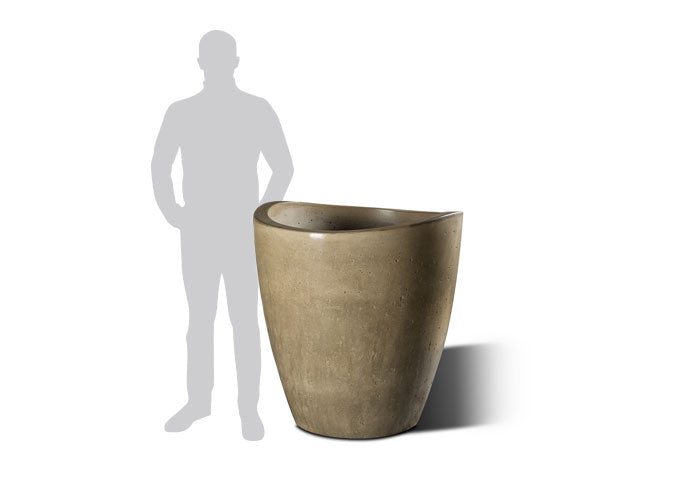 Slick Rock Wave Tall Planter