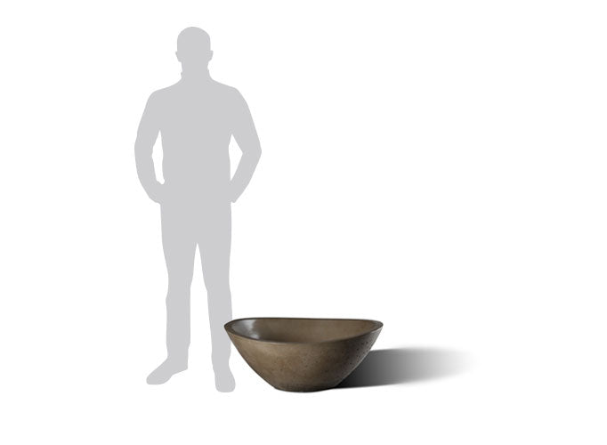 Slick Rock Wave Wide Planter