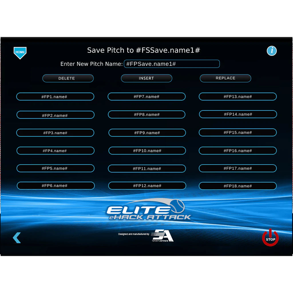 Sports Attack Elite eHack Attack Softball Pitching Machine, 90V - 117-1100