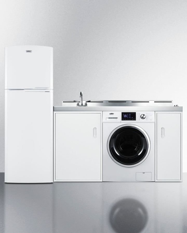 Summit 83" Wide All-In-One Kitchenette with Washer/Dryer Combo - ACKSPWD82