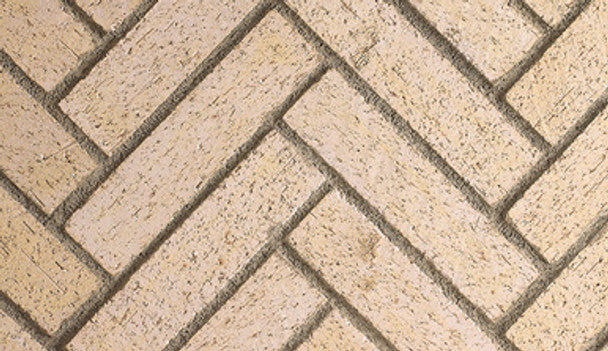 Superior 50", 42", 50" Vent Free Firebox, Mosaic Masonry Brick, Ivory Split Herringbone